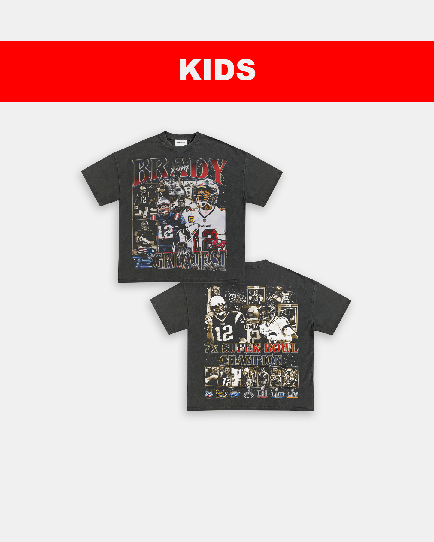 TOM BRADY - KIDS TEE [DS]