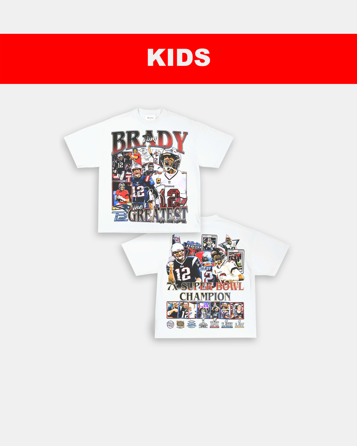 TOM BRADY - KIDS TEE [DS]