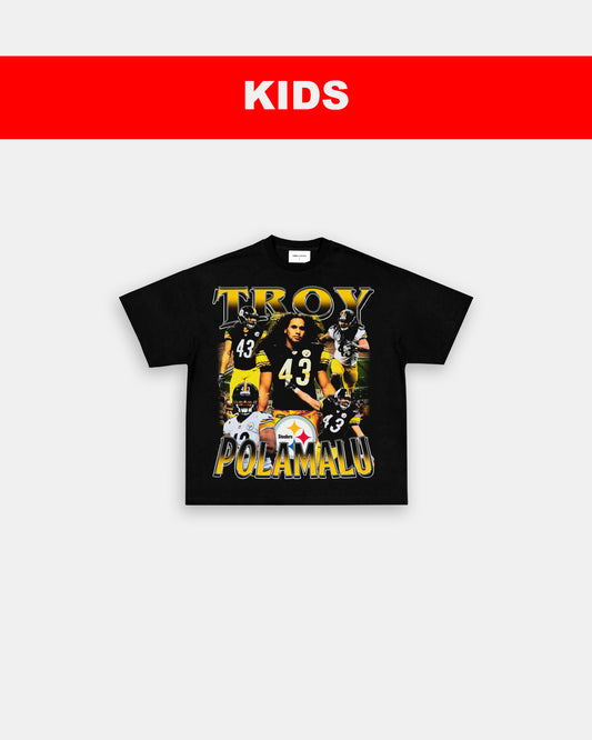 TROY POLAMALU - KIDS TEE