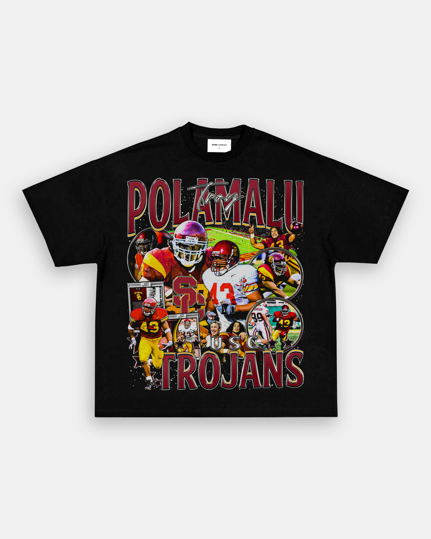 TROY POLAMALU - USC TEE