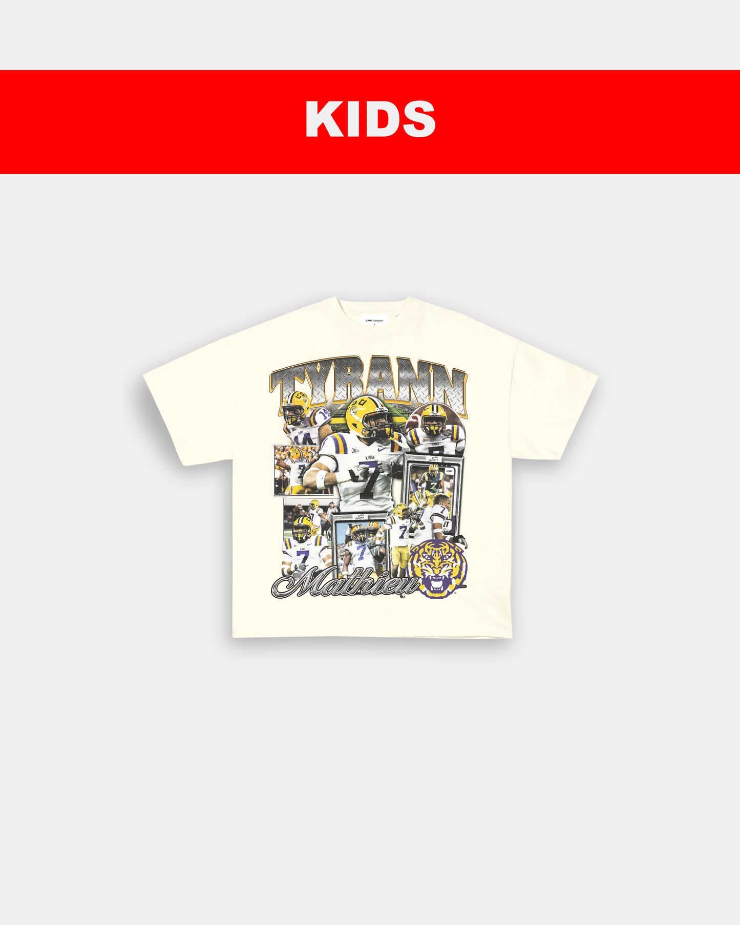 TYRANN MATHIEU - LSU - KIDS TEE