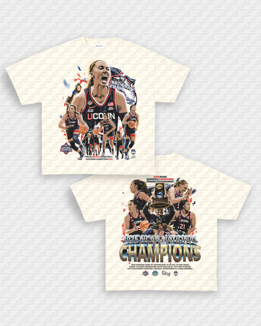 UCONN WOMENS NATTY CHAMPS TEE - [DS]