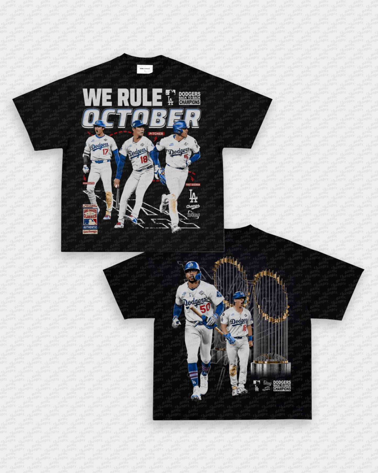 WE RULE OCTOBER TEE - [DS] (VINTAGE PRINT)