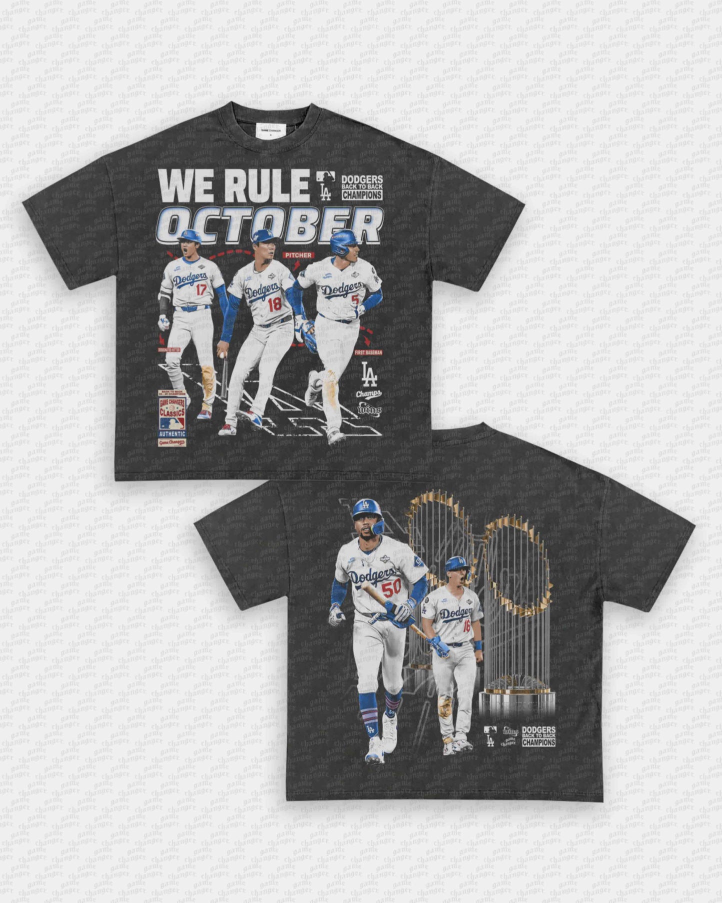 WE RULE OCTOBER TEE - [DS] (VINTAGE PRINT)