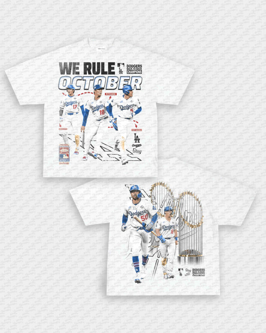 WE RULE OCTOBER TEE - [DS] (VINTAGE PRINT)