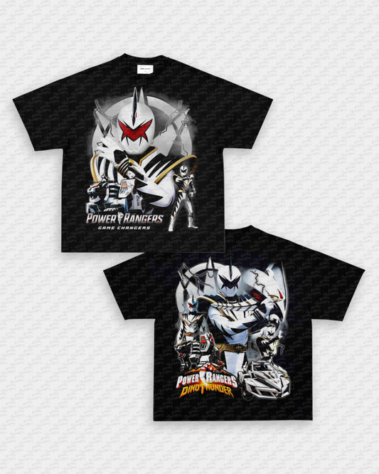 WHITE DINO RANGER V2 TEE - [DS]