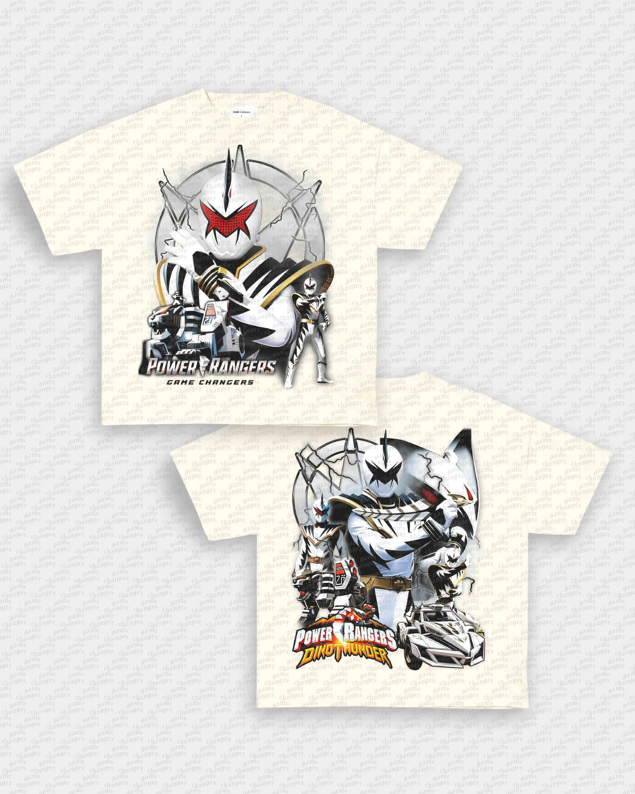 WHITE DINO RANGER V2 TEE - [DS]