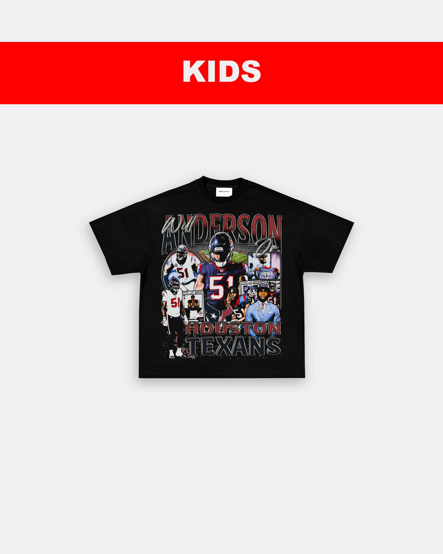 WILL ANDERSON JR - TEXANS - KIDS TEE