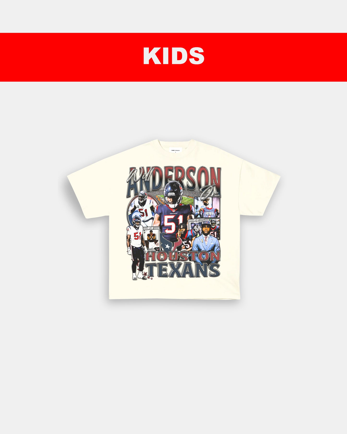 WILL ANDERSON JR - TEXANS - KIDS TEE