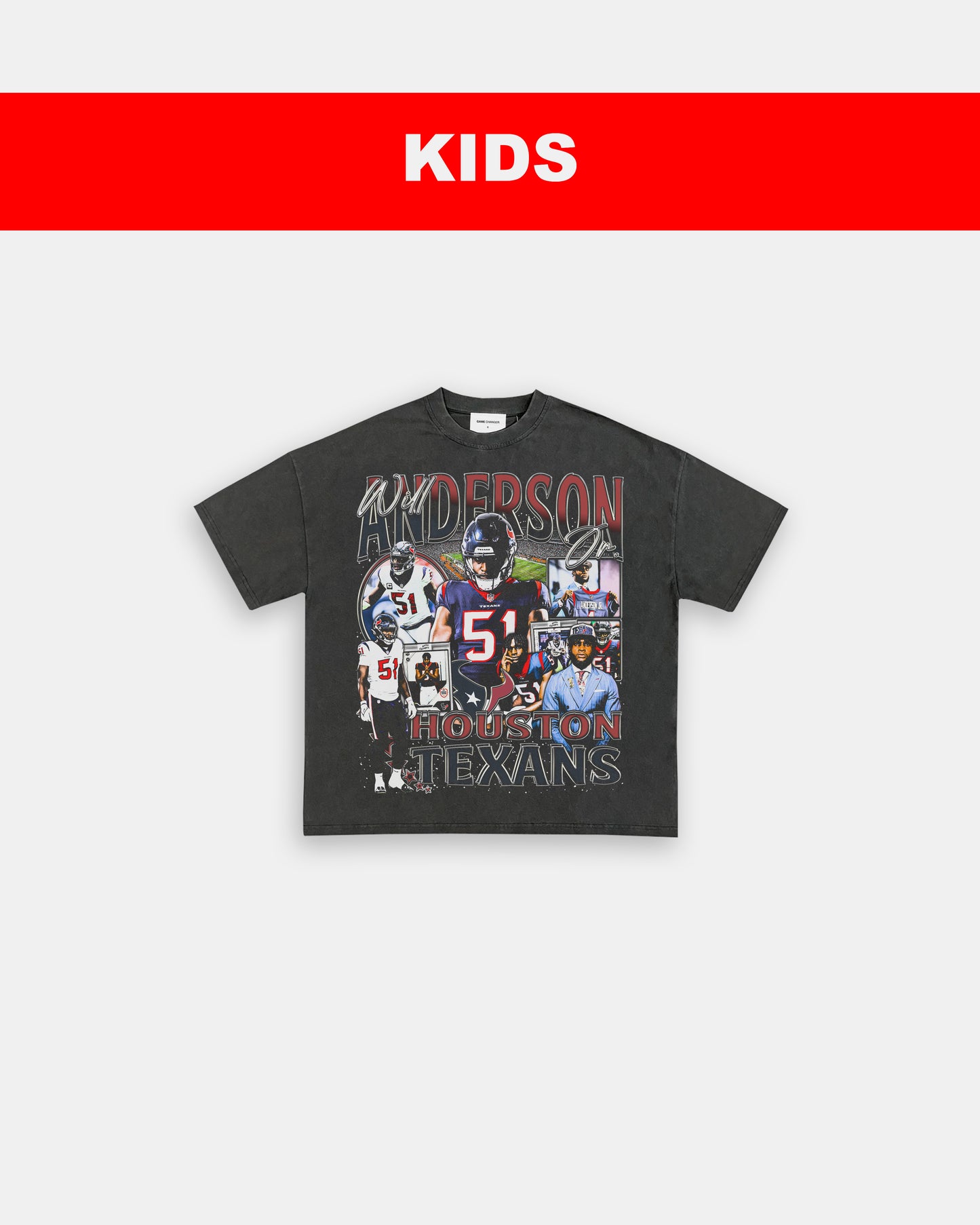 WILL ANDERSON JR - TEXANS - KIDS TEE