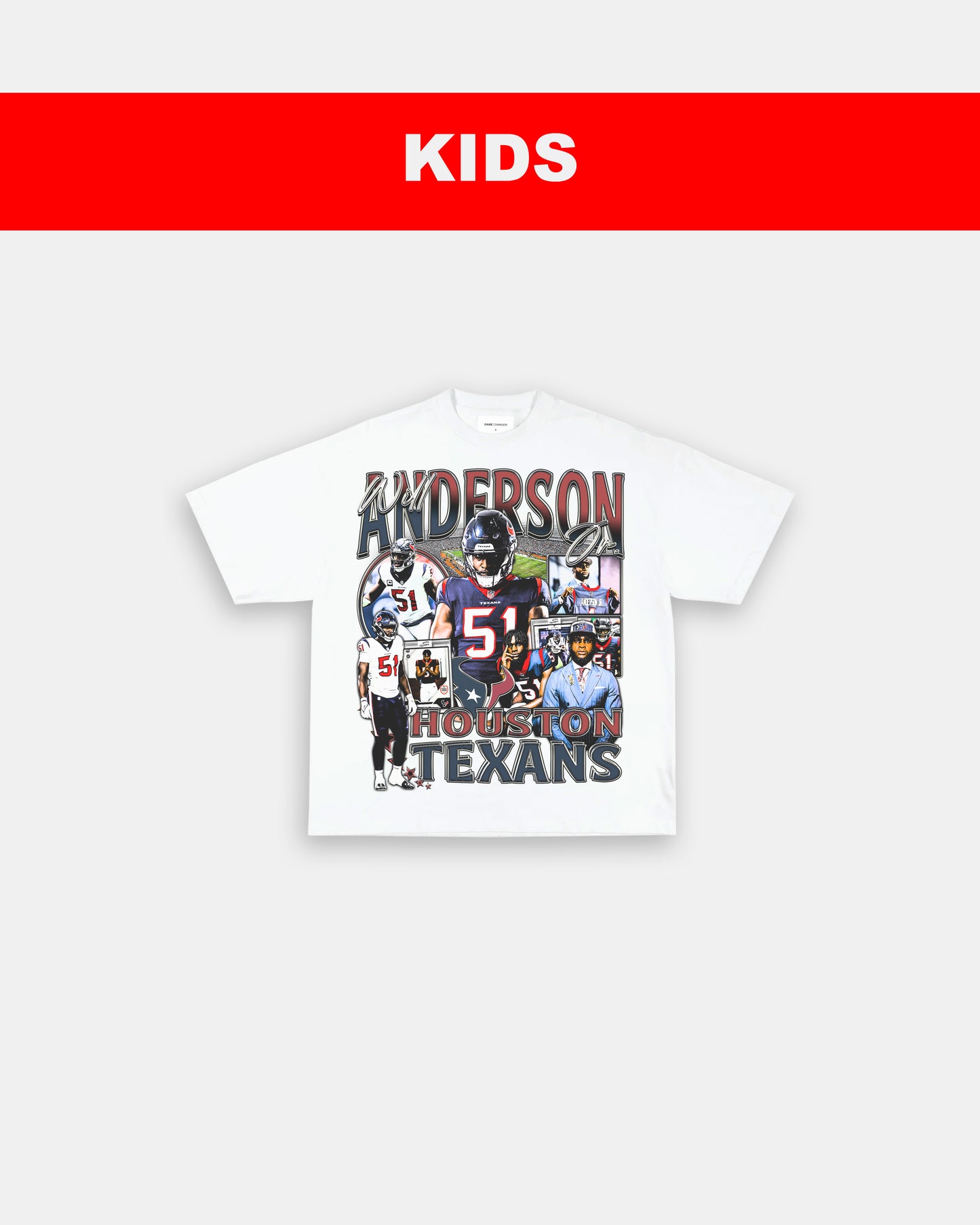 WILL ANDERSON JR - TEXANS - KIDS TEE