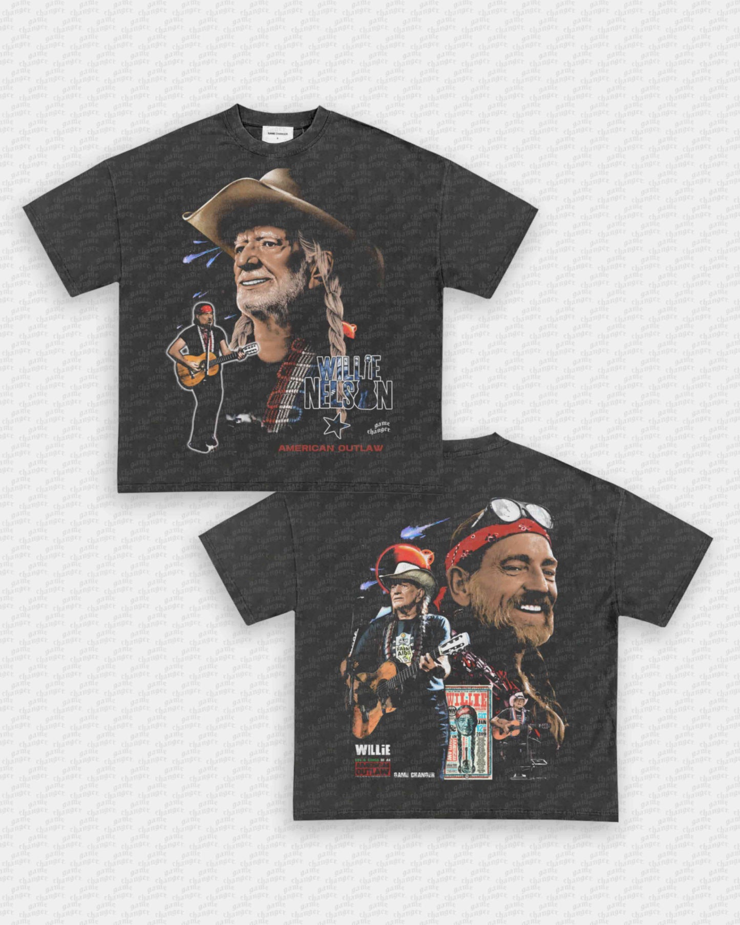 WILLIE NELSON TEE - [DS]