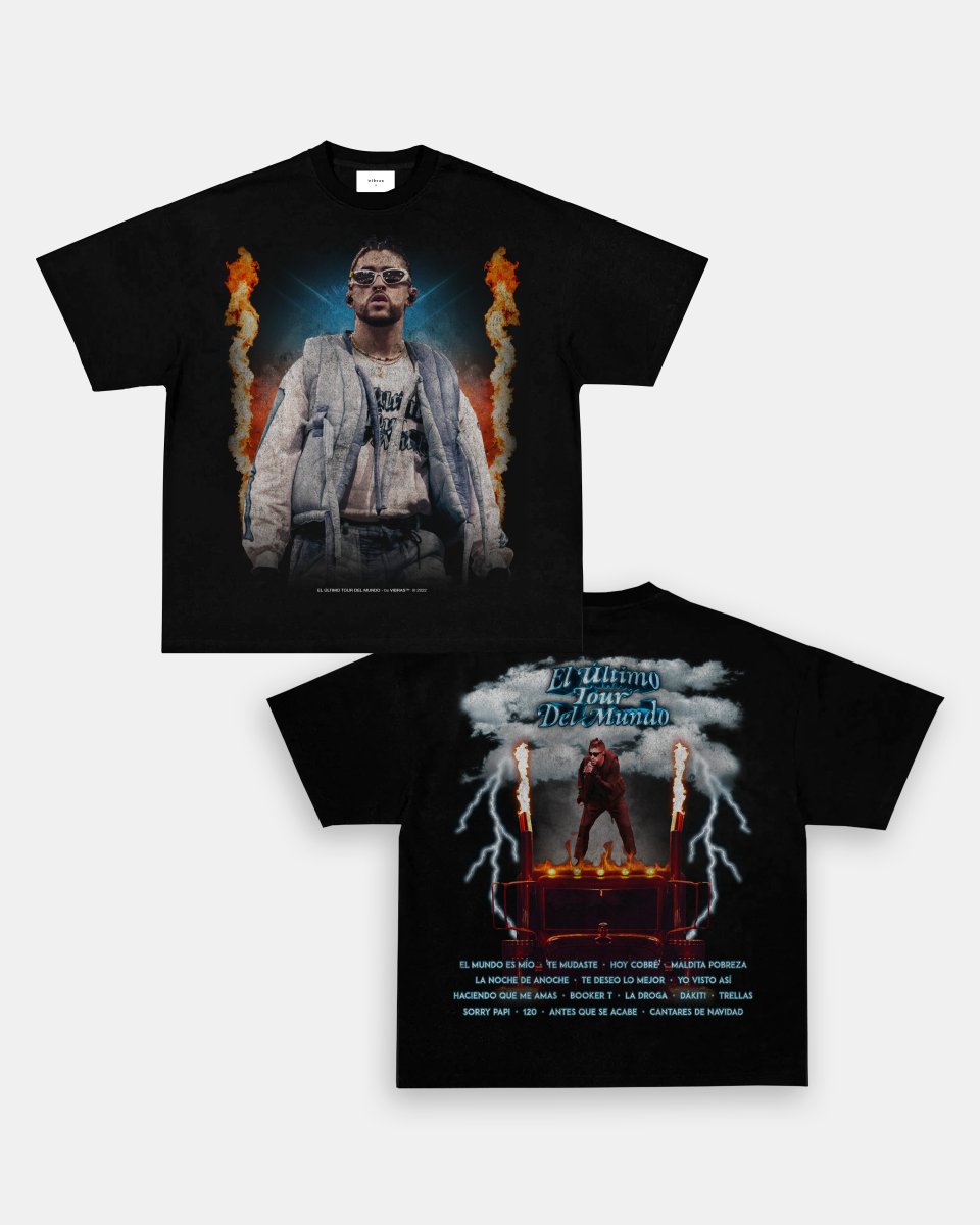 BAD BUNNY - EL ÚLTIMO TOUR DEL MUNDO VINTAGE TEE - [DS] - GAME CHANGERS