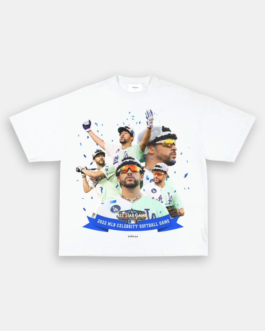 BAD BUNNY x DODGERS VINTAGE TEE - GAME CHANGERS