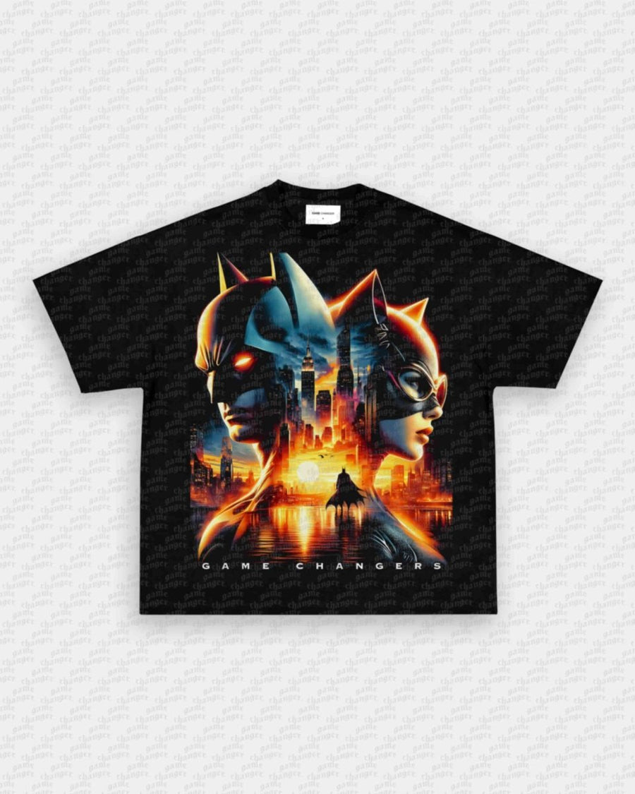 BATMAN AND CATWOMAN TEE - GAME CHANGERS