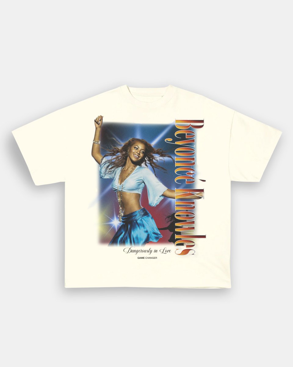 BEYONCE VINTAGE TEE - [080] - GAME CHANGERS