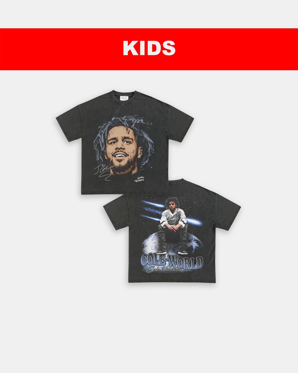 BIG FACE JCOLE - KIDS TEE - [DS] - GAME CHANGERS