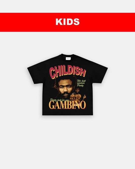 CHILDISH GAMBINO - KIDS TEE - GAME CHANGERS