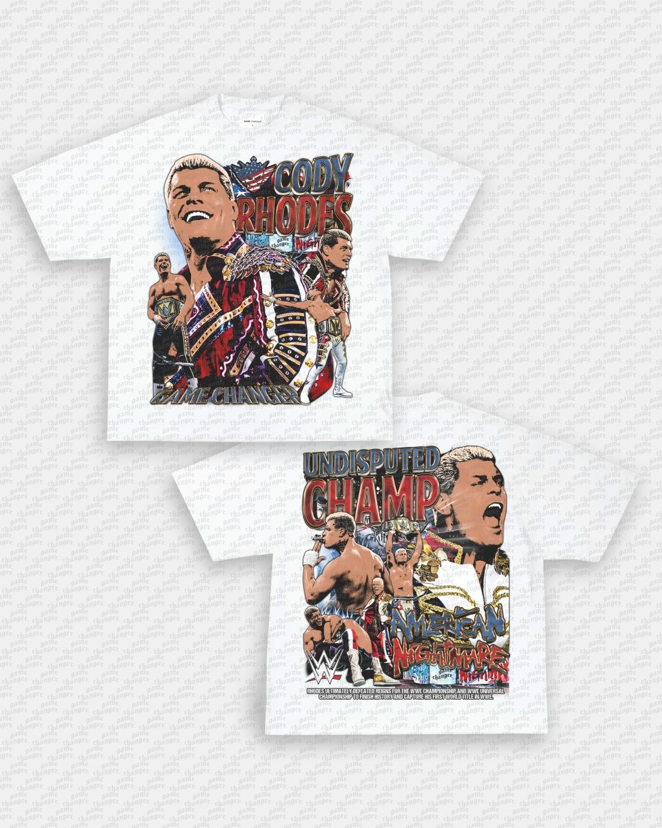 CODY RHODES V3 TEE - [DS] - GAME CHANGERS
