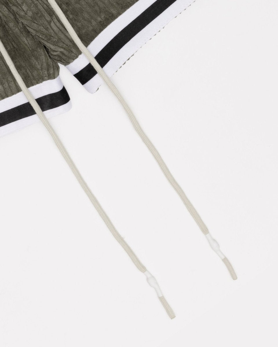 CORDUROY SHORTS (OLIVE) - GAME CHANGERS