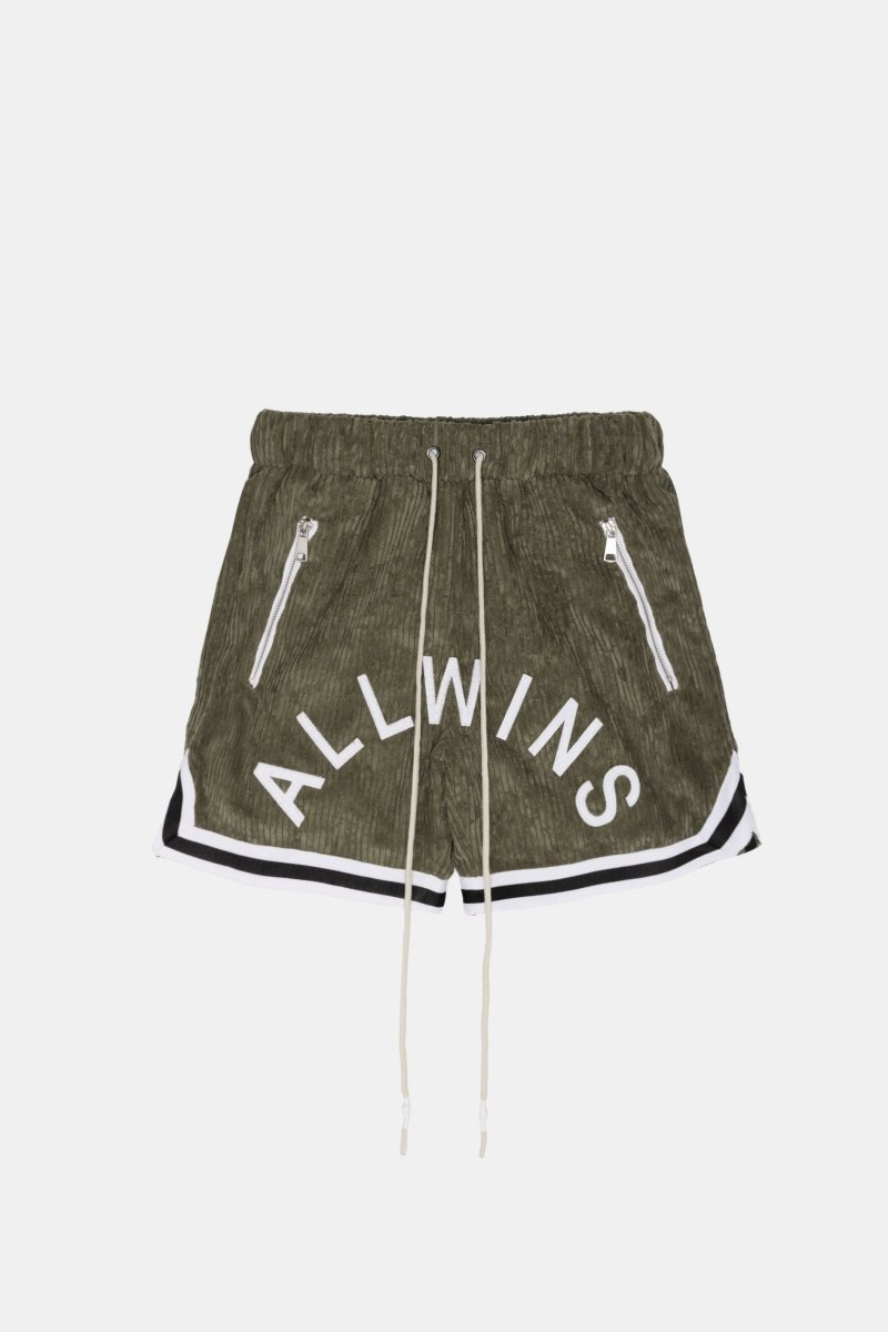 CORDUROY SHORTS (OLIVE) - GAME CHANGERS