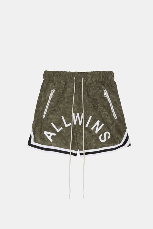 CORDUROY SHORTS (OLIVE) - GAME CHANGERS