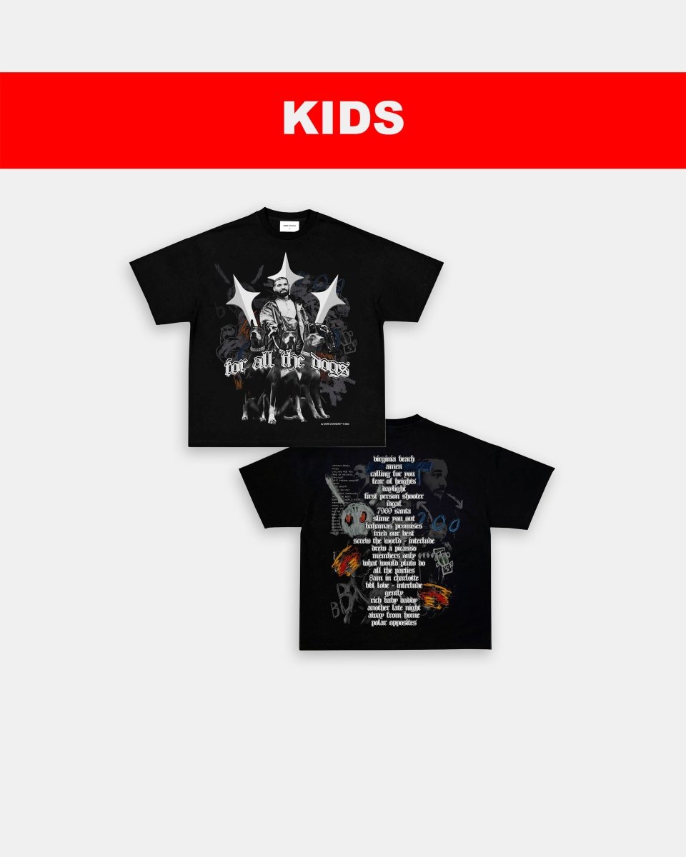 FOR ALL THE DOGS V4 - KIDS TEE - [DS] - GAME CHANGERS