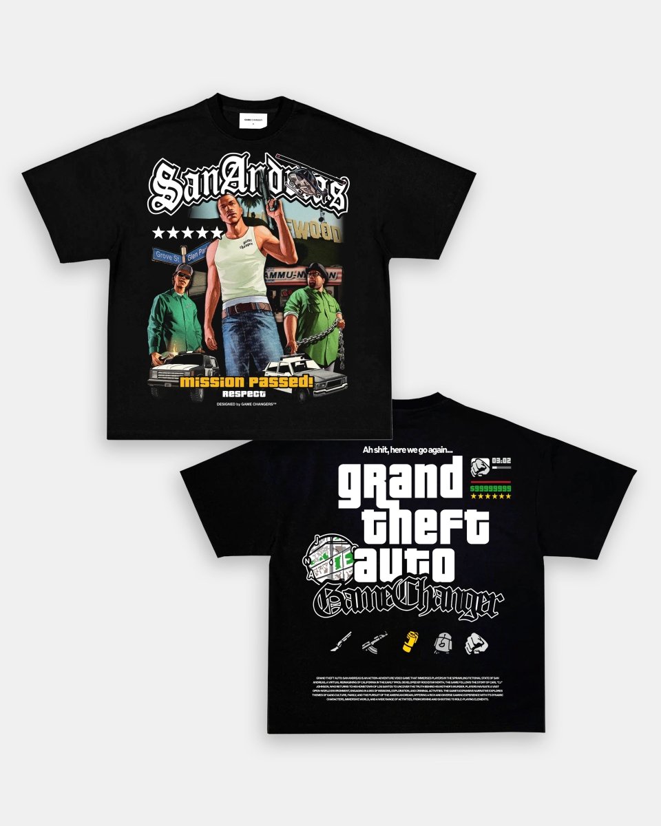 GTA SAN ANDREAS TEE - [DS] - GAME CHANGERS