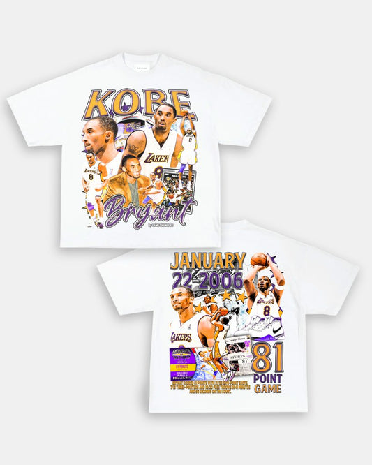 KOBE - 81 - POINT GAME TEE - [DS] - VIP - GAME CHANGERS TEE