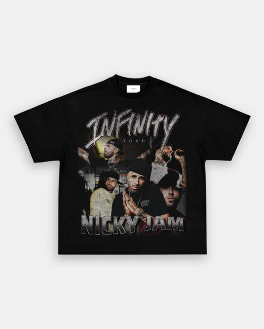 NICKY JAM - INFINITY TOUR VINTAGE TEE - GAME CHANGERS