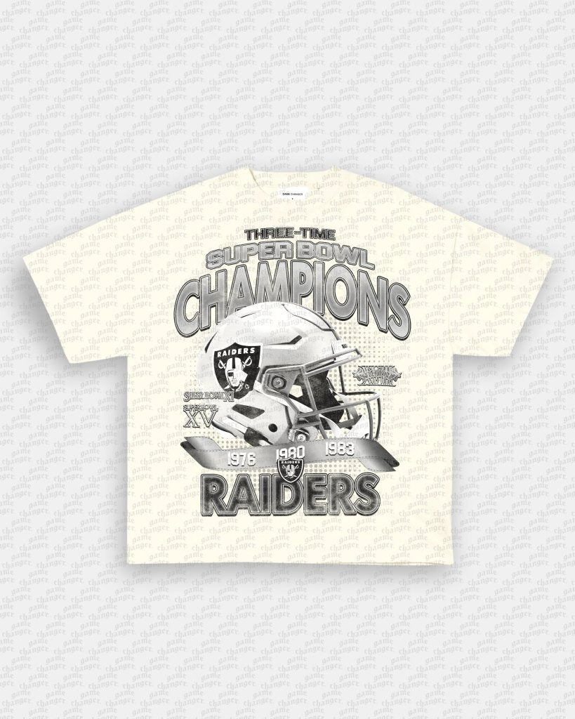 OAKLAND RAIDERS TEE - WINS™ GAME CHANGERS TEE - WINS LA