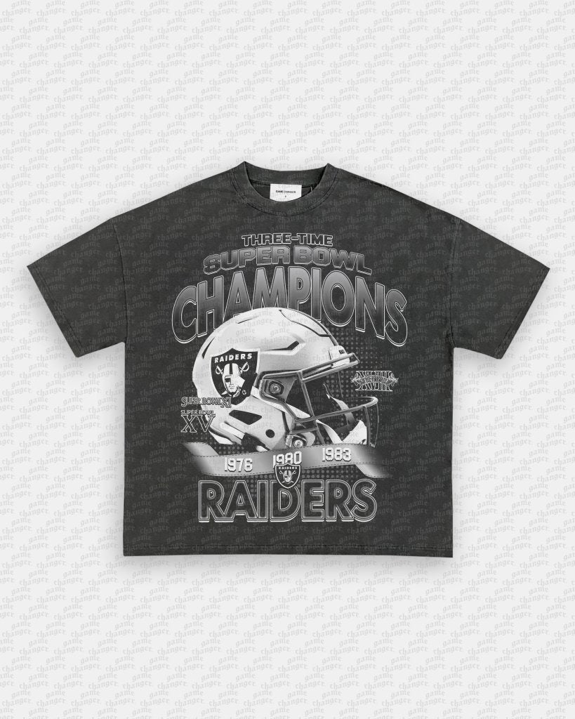 OAKLAND RAIDERS TEE - WINS™ GAME CHANGERS TEE - WINS LA