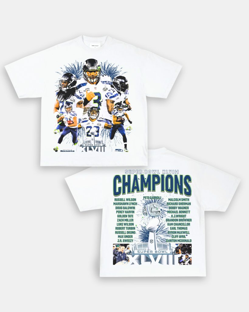 SUPER BOWL XLVIII CHAMPS - SEAHAWKS TEE - [DS] – PICKSIX™