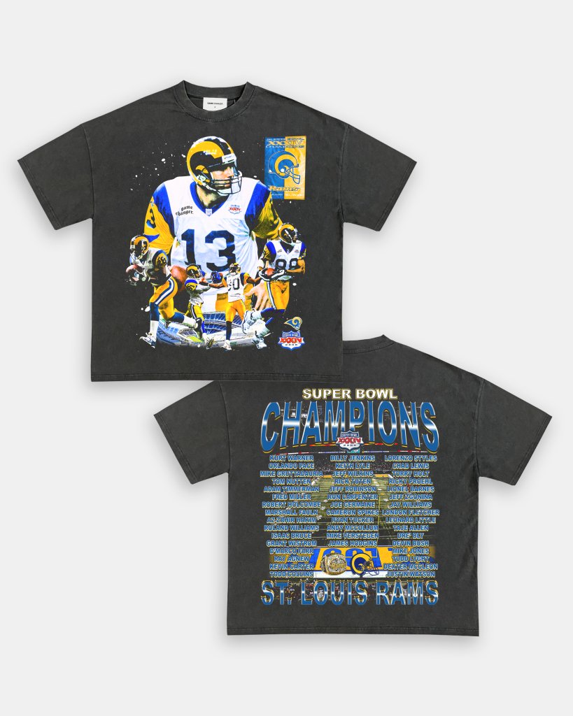 SUPER BOWL XXXIV CHAMPS - RAMS TEE - [DS] – PICKSIX™