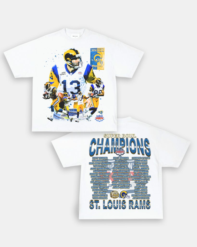 SUPER BOWL XXXIV CHAMPS - RAMS TEE - [DS] – PICKSIX™