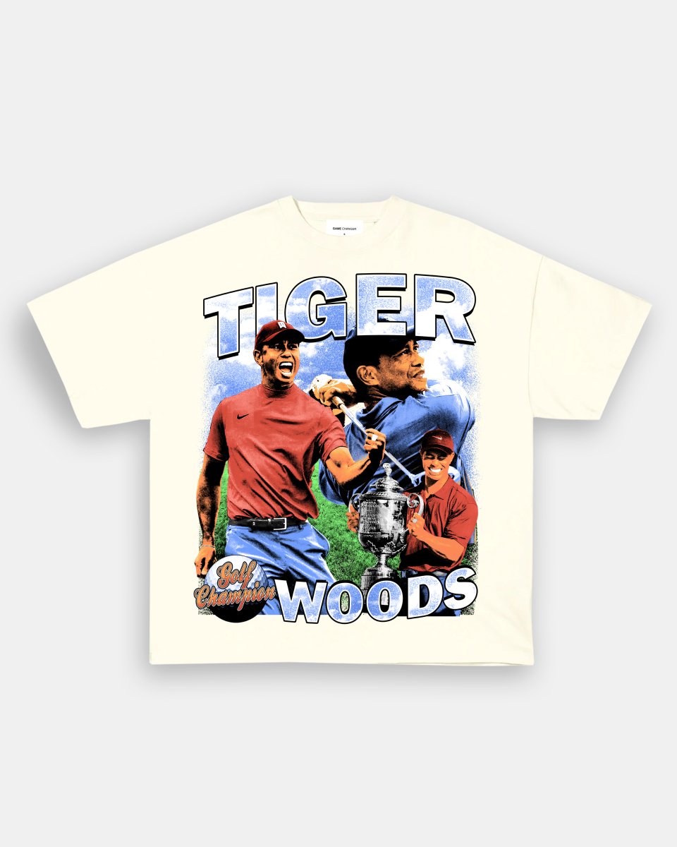 TIGER WOODS TEE - [FRONT PRINT ONLY] - GAME CHANGERS