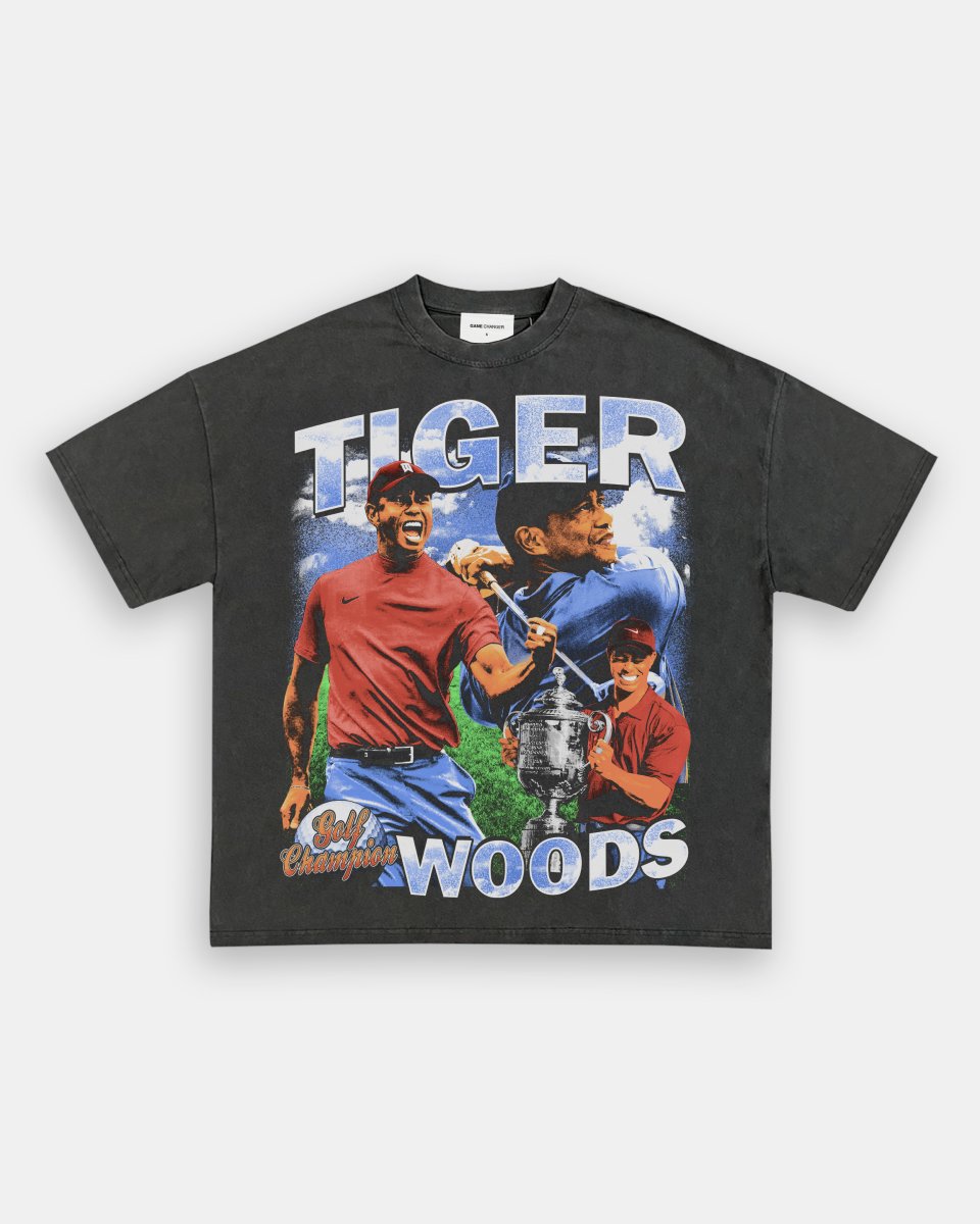 TIGER WOODS TEE - [FRONT PRINT ONLY] - GAME CHANGERS