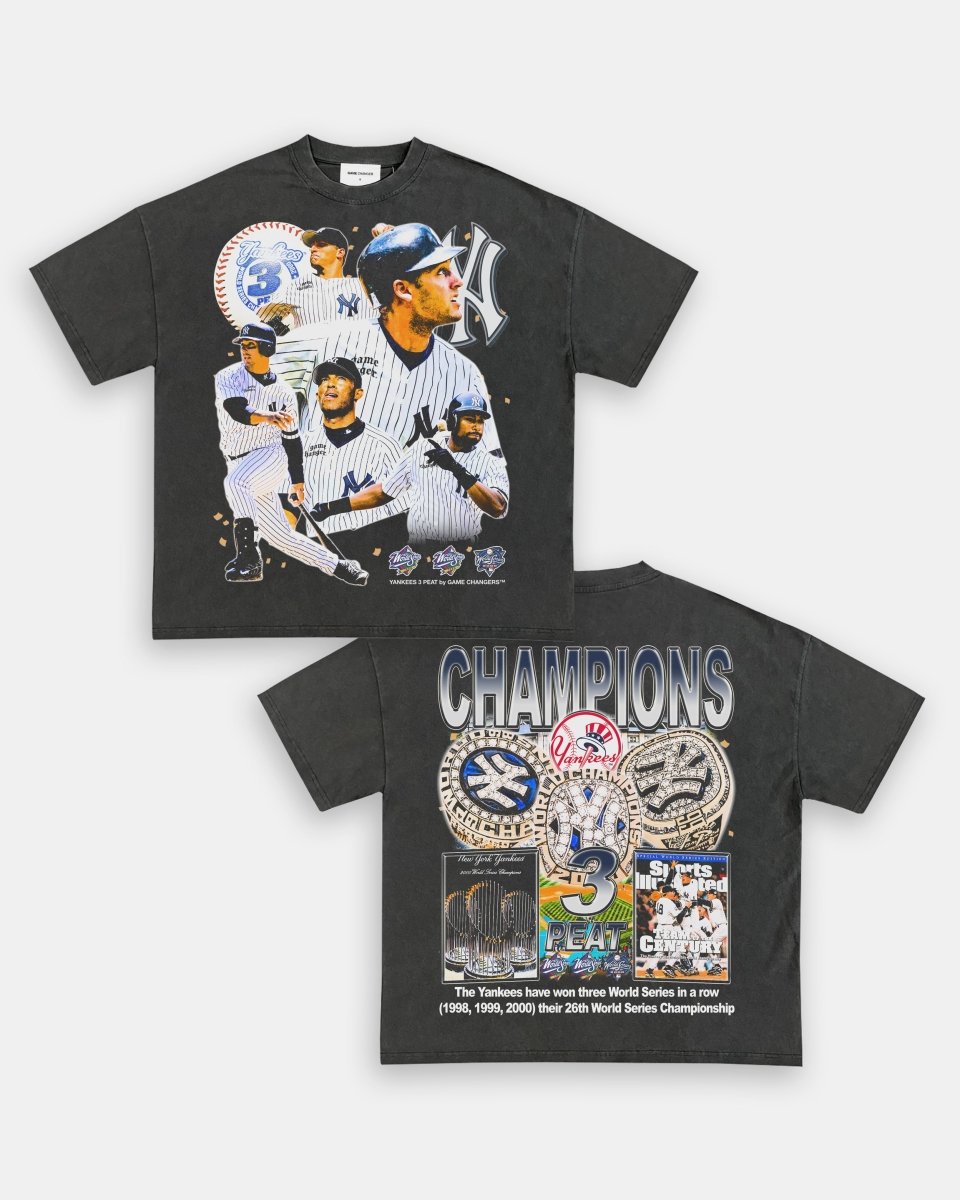 YANKEES 3 PEAT TEE - [DS] - GAME CHANGERS