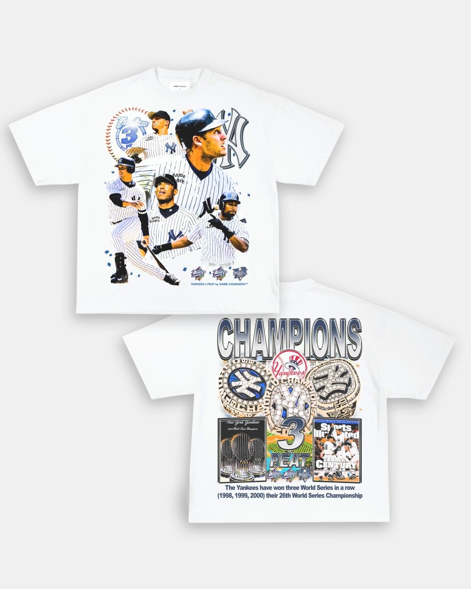 YANKEES 3 PEAT TEE - [DS] - GAME CHANGERS