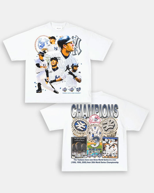 YANKEES 3 PEAT TEE - [DS] - GAME CHANGERS